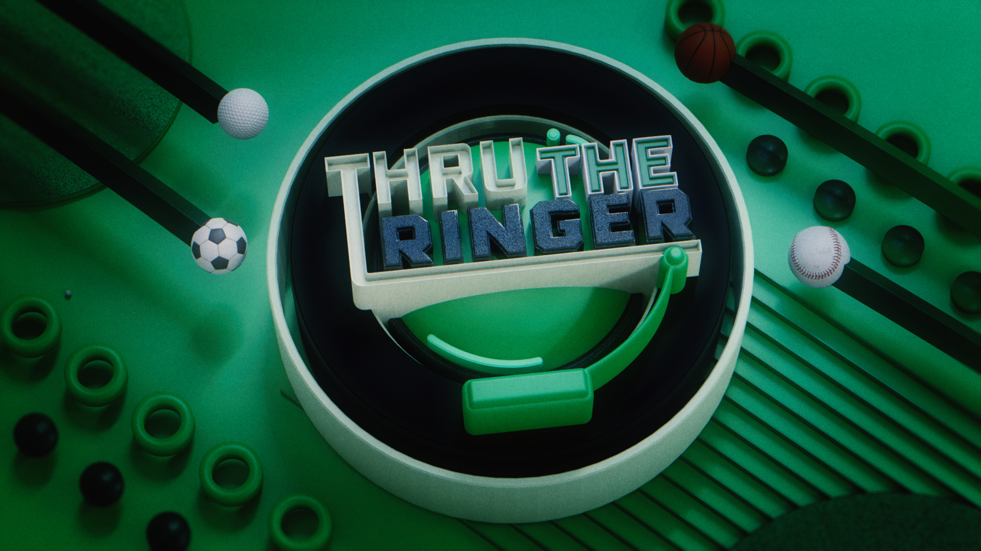 Through The Ringer 3D Title Concept Through The Ringer 3D Title Concept